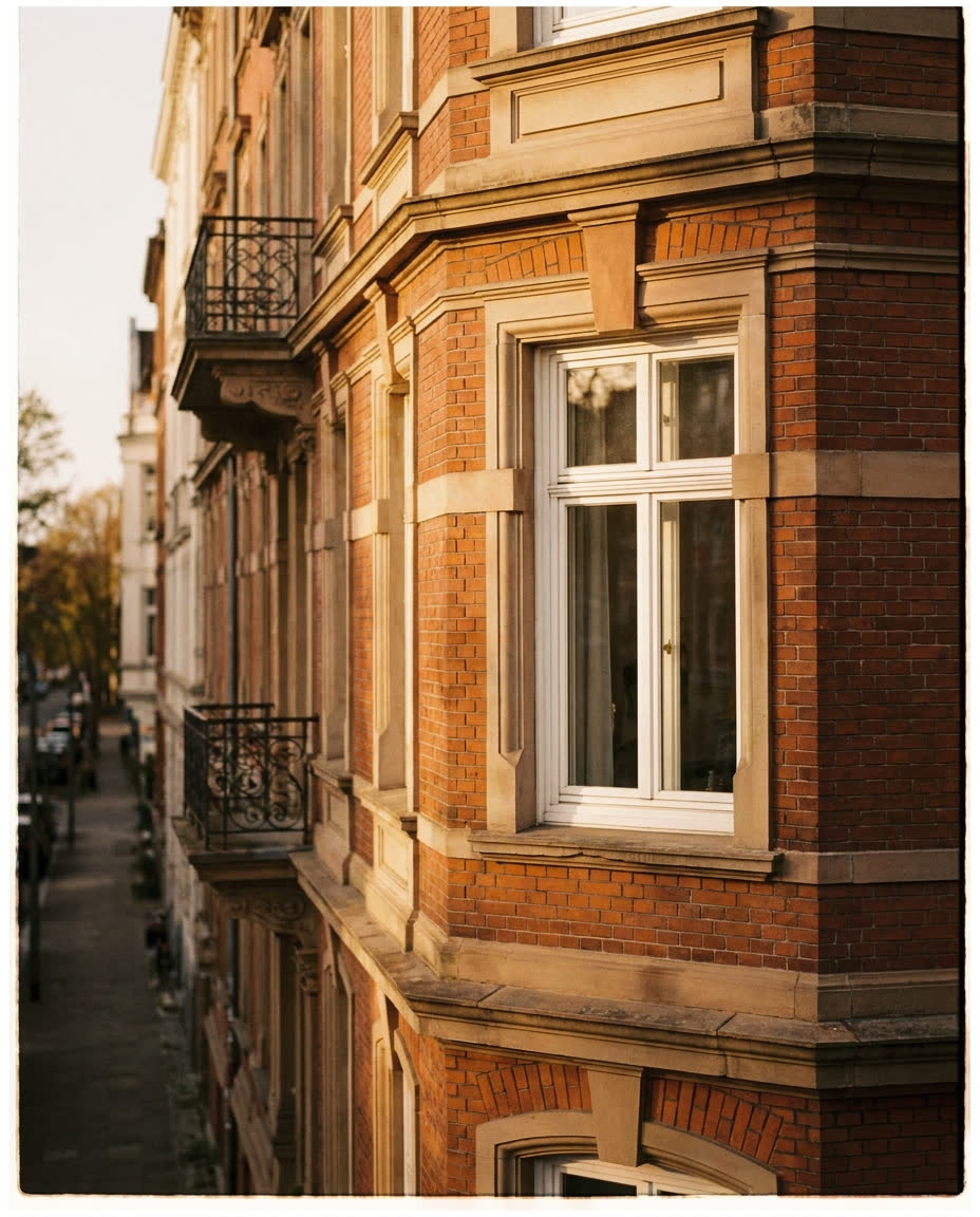 Altbau-Fassade Hamburg