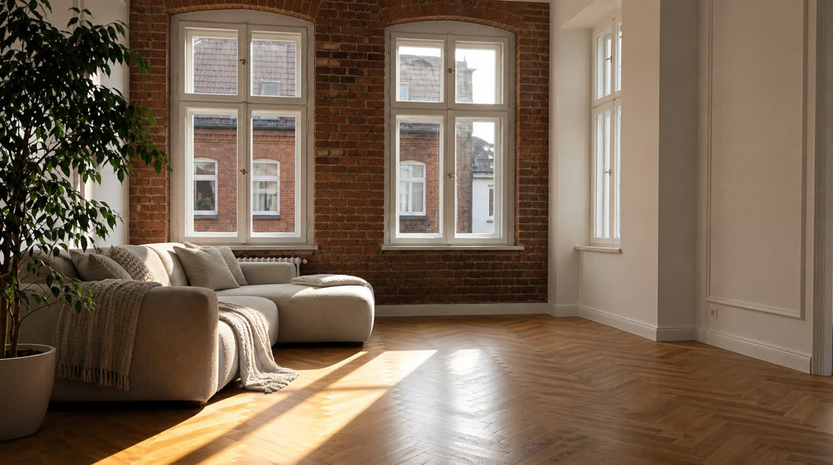 Loft-Wohnzimmer Hamburg